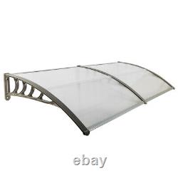 Door Canopy Awning Front Back Outdoor Porch Patio Window Roof Rain Shelter UK