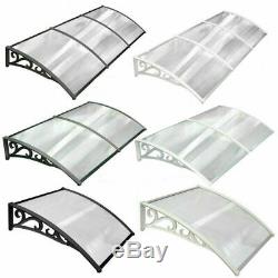 Door Canopy Awning Front Back Patio Porch Shade Shelter Outdoor Sun Rain Cover