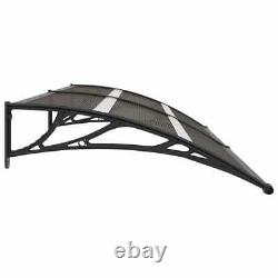 Door Canopy Awning Front Back Patio Porch Shade Shelter Rain Cover 240x80 cm PC