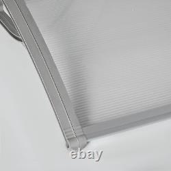 Door Canopy Awning Multipuropse Rain Shelter Cover for Door Porch 100 x 75cm