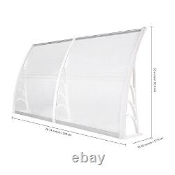 Door Canopy Awning Outdoor Porch Shelter Patio Roof Rain Cover Front Back Window