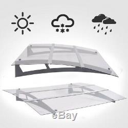 Door Canopy Awning Rain Shelter Front Back Porch Outdoor Patio Shade Roof Cover