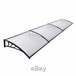 Door Canopy Awning Shelter Front Back Outdoor Porch Patio Window Roof Rain Cover
