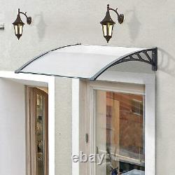 Door Canopy Awning Shelter Front Back Outdoor Porch Patio Window Roof Rain Cover