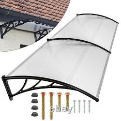 Door Canopy Awning Shelter Front Back Porch Garden Patio Window Roof Rain Cover