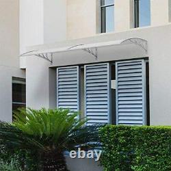 Door Canopy Awning Shelter Front Back Porch Outdoor Shade Patio Roof rain cover