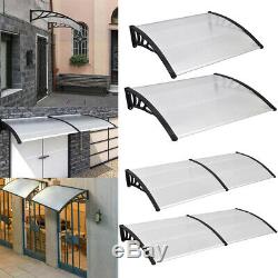 Door Canopy Awning Shelter Front Back Porch Outdoor Shade Roof Window Rain Cover