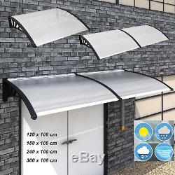 Door Canopy Awning Shelter Front Back Porch Patio Roof Rain Cover Muti Sizes