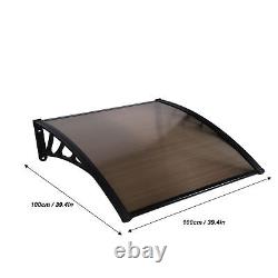 Door Canopy Awning Shelter Front Back Porch Patio Roof Rain Cover Outdoor Shade