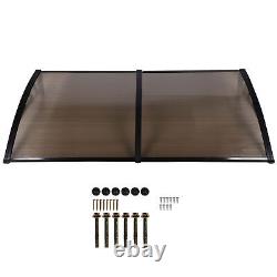 Door Canopy Awning Shelter Front Back Porch Patio Roof Rain Cover Outdoor Shade