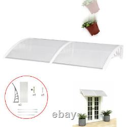 Door Canopy Awning Shelter Front Porch Outdoor Rain Shade Patio Roof 20090cm UK