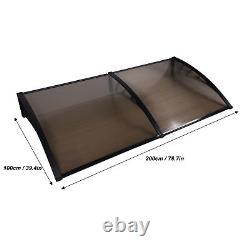 Door Canopy Awning Shelter Porch Window Front Back Rain Cover Shade for Store