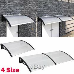 Door Canopy Awning Shelter Roof for Front/Back Door Window Porch Rain Protector