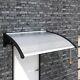 Door Canopy Awning Shelter Roof for Front/Back Door Window Porch Rain Protector