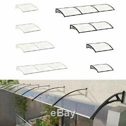 Door Canopy Awning Shelter UV Protection Outdoor Porch Patio Window Rain Cover