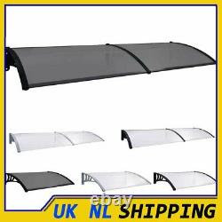Door Canopy PC Porch Awning Rain Shelter Roof Multi Colours Multi Sizes ADLUK