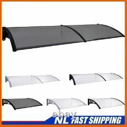 Door Canopy PC Porch Awning Rain Shelter Roof Multi Colours Multi Sizes ADLUK