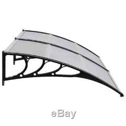 Door Canopy Plastic PC Awning Shelter Porch Window Rain Awning Shelter Shade