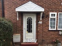 Door Canopy, Porch, 6ft Upvc, Built Up Ready To Fit, No Assembly Needed