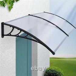 Door Canopy Roof Front Back Awning Shelter Rain Cover Porch Summer House Outdoor