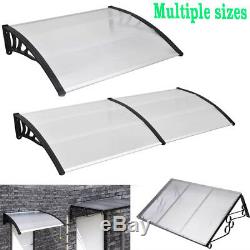 Door Canopy Roof Rain Shelter Awning Shade Cover Porch Front Back Garden Patio