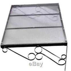 Door Canopy Roof Rain Shelter Awning Shade Cover Porch Front Back Garden Patio
