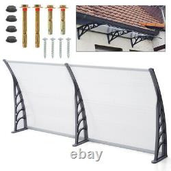 Door Canopy Roof Shelter Awning Shade Rain Cover Porch Front Back Outdoor Patio