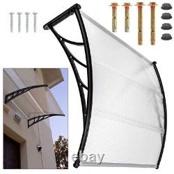 Door Canopy Roof Shelter Awning Shade Rain Cover Porch Front Outdoor Patio 150cm