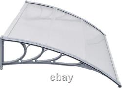 Door Canopy Window Awning Cover Snow Rain VU Protection Outdoor Patio Porch Poly