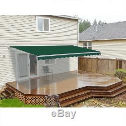Door Canopy Window Front Porch Overhead Roof Rain Cover Manual Retractable 2m-4m