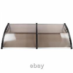 Door Porch Canopy Awning Rain Shelter Outdoor Patio Roof Cover 200x100x28cm