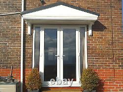 Door Porch Canopy Over Door 2660mm Width GRP White Grey Exterior Door Cover