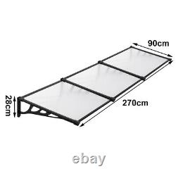 Door Window Canopy Awning Porch Sun Front Back Shade Shelter Patio Rain Cover UK