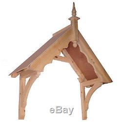 Dunscombe Timber Door Canopies Bespoke wooden porch canopy, gallows bracket