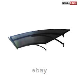 Durable Door Canopy Awning Front Back Patio Porch Shelter Rain Cover Curved