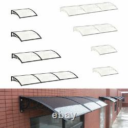 Easy Fit Door Canopy Window Awning Shelter Front Back Porch Sun Rain Cover Shade