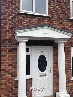Felicia GRP Door Entrance Canopy and Columns Package. Porch Entrance Kit