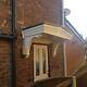 Fibreglass designer porch/Door Canopy+brackets No Longer Need white £500 New