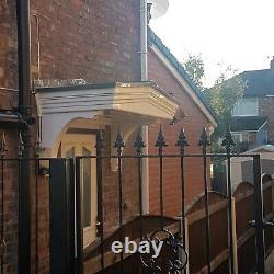 Fibreglass designer porch/Door Canopy+brackets No Longer Need white £500 New