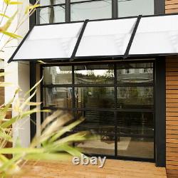 Front/Back Door Canopy Porch Window Awning Rain Cover Roof Outdoor Patio Shelter