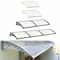 Front Back Patio Roof Door Canopy Awning Rain Shelter Porch Outdoor Shade 4-Size