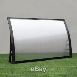 Front Back Patio Roof Door Canopy Awning Rain Shelter Porch Outdoor Shade 4-Size