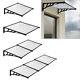Front Door Canopy Awning Shelter Outdoor Porch Patio Window Roof Rain Protector