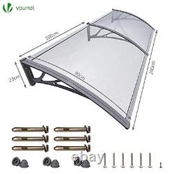 Front Door Canopy Outdoor Awning, Rain Shelter for Back Door, Porch