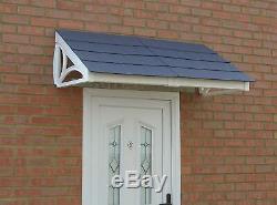Front Door Canopy UPVC Lean to Porch includes Roof Slate Effect Tiles
