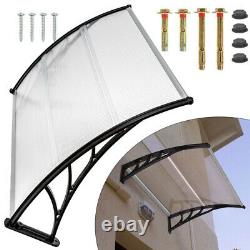 Front Door Canopy Weatherproof Door Roof Awning Door Porch 150cm UV-resistant