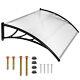 Front door canopy porch rain protector awning lean-to roof shelter new