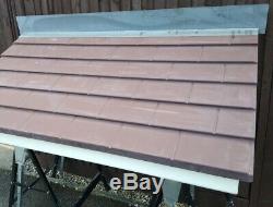 GRP canopy large door porch New old stock tile effect diy building EXDISPLAY