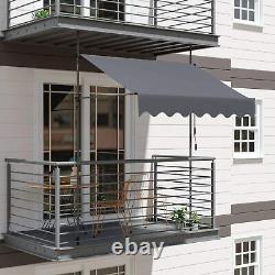 Garden Patio Awning Canopy Sun Shade Shelter Porch Door Window Support Canopy UK
