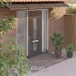 Gecheer Door Canopy Patio Rain Shelter Front Porch Canopy Doorway or Window G8P7